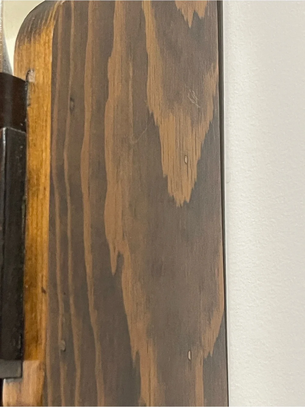 Vintage / Wooden Wall Mirror Shelf with Drawer - Brown 2 Drawer don’t open
